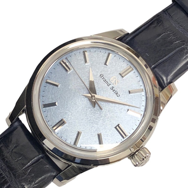 セイコー SEIKO Grand Seiko　エレガンスコレクション　季春 SBGW283 水色 ステンレススチール SS 手巻き メンズ 腕時計