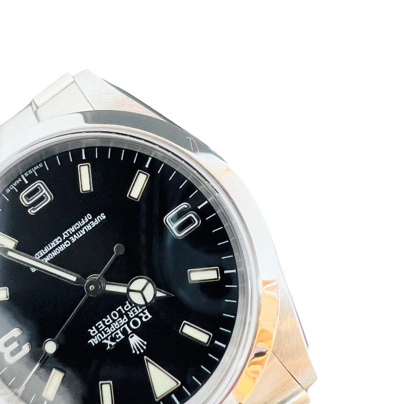 ロレックス ROLEX エクスプローラー1 Y番 114270 ステンレススチール SS 自動巻き メンズ 腕時計 | 中古ブランドリユースショップ  OKURA(おお蔵)