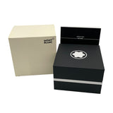 モンブラン MONT BLANC ヘリテイジGMT 119948 ホワイト SS/革ベルト 自動巻き メンズ 腕時計