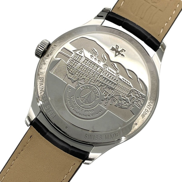 モンブラン MONT BLANC ヘリテイジGMT 119948 ホワイト SS/革ベルト 自動巻き メンズ 腕時計