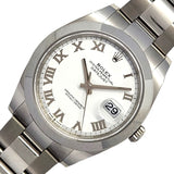 ロレックス ROLEX デイトジャスト41 ランダムシリアル 126300 ホワイト  SS 自動巻き メンズ 腕時計