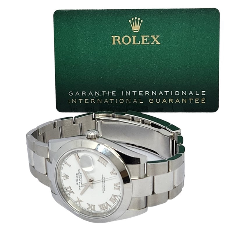 ロレックス ROLEX デイトジャスト41 ランダムシリアル 126300 ホワイト ...
