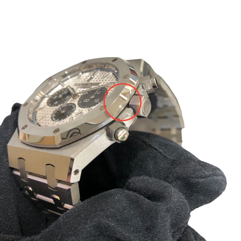 オーデマ・ピゲ AUDEMARS PIGUET ロイヤルオーク　クロノグラフ 26331ST.OO.1220ST.03 シルバー SS 自動巻き メンズ 腕時計