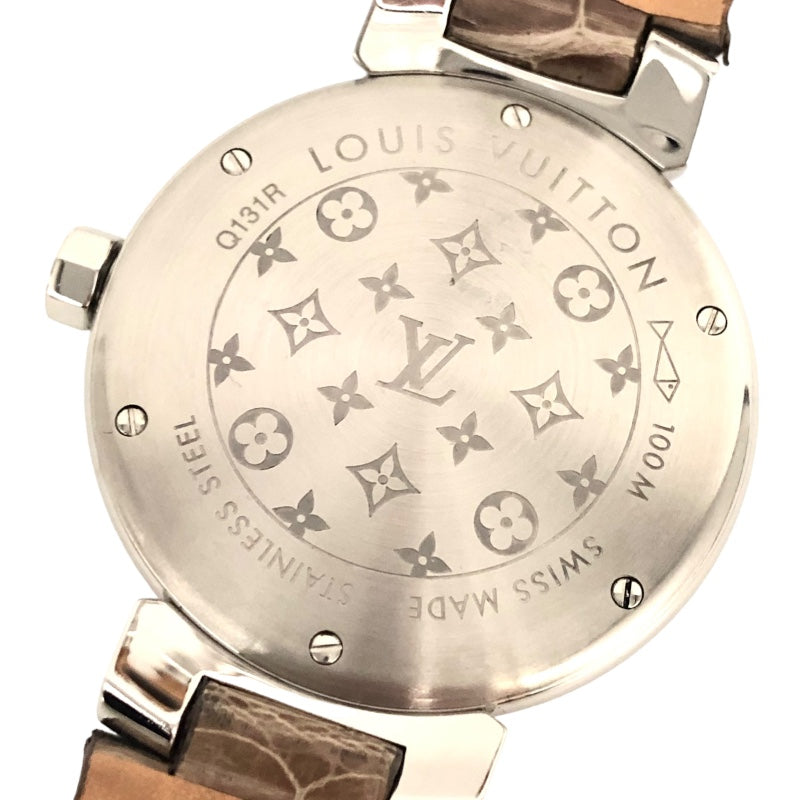 ルイ・ヴィトン LOUIS VUITTON タンブール ハートラブダイヤ Q131R シルバー文字盤 SS クオーツ レディース 腕時計 |  中古ブランドリユースショップ OKURA(おお蔵)