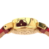 ルイ・ヴィトン LOUIS VUITTON タンブール ビジュ ホワイトシェル Q151L ホワイトシェル文字盤 K18イエローゴールド/アリゲーターレザー クオーツ レディース 腕時計