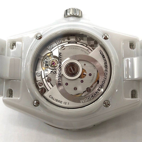 シャネル CHANEL J12 マドモアゼルラパウザ 2023年限定モデル H7481 ホワイト セラミック 自動巻き メンズ 腕時計