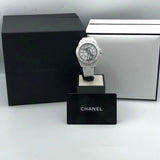 シャネル CHANEL J12 マドモアゼルラパウザ 2023年限定モデル H7481 ホワイト セラミック 自動巻き メンズ 腕時計