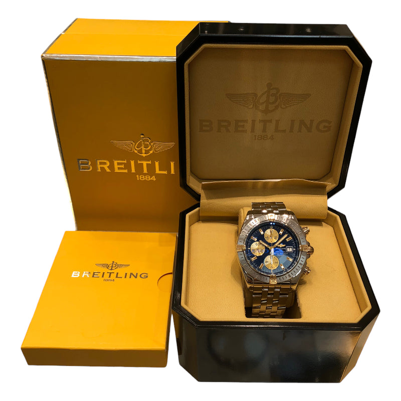 ブライトリング BREITLING クロノマット エボリューション B13356 SS×K18YG 自動巻き メンズ 腕時計 |  中古ブランドリユースショップ OKURA(おお蔵)