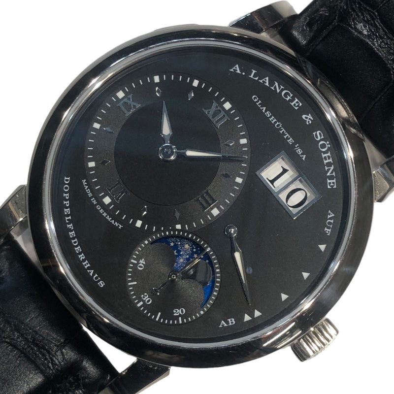 ランゲ＆ゾーネ A.LANGE&SOHNE ランゲ1・ムーンフェイズ 192.029 K18ホワイトゴールド メンズ 腕時計