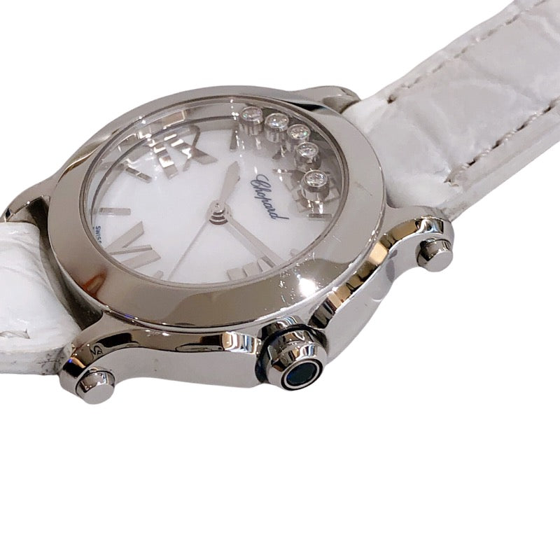 ショパール Chopard ハッピースポーツ マークⅡ 27/8509-3001 SS クオーツ レディース 腕時計