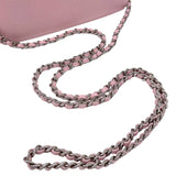 シャネル CHANEL ココマーク チェーンウォレット A48654 16番台 ピンク シルバー金具 キャビアスキン レディース ショルダーバッグ