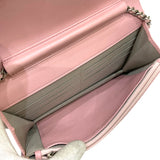 シャネル CHANEL ココマーク チェーンウォレット A48654 16番台 ピンク シルバー金具 キャビアスキン レディース ショルダーバッグ