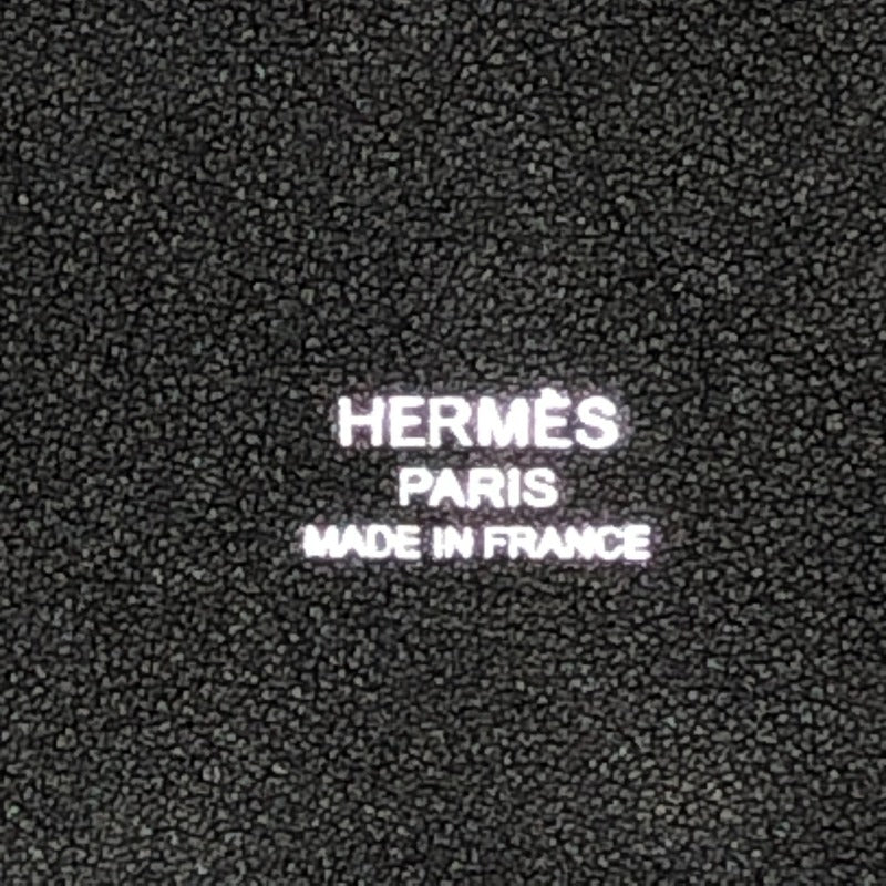 エルメス HERMES アンビエPM B刻 ブラック/ナチュラル トワルアッシュ/スイフト レディース ハンドバッグ