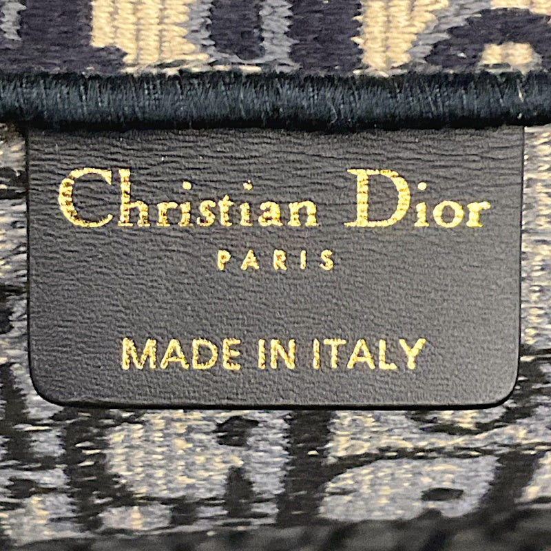 クリスチャン・ディオール Christian Dior ブックトート ラージ オブリークエンブロイダリー M1286ZRIW ネイビー ジャ  中古ブランドリユースショップ OKURA(おお蔵)