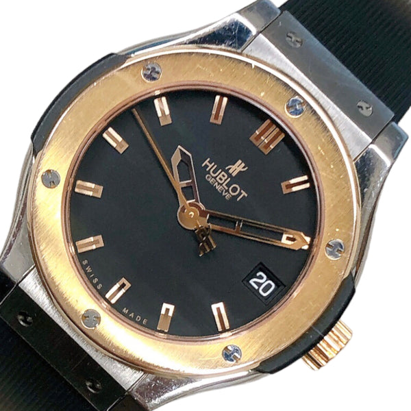 ウブロ HUBLOT クラシックフォージュン チタニウム キングゴールド 581.NO.1180.RX K18PG/チタニウム メンズ 腕時計