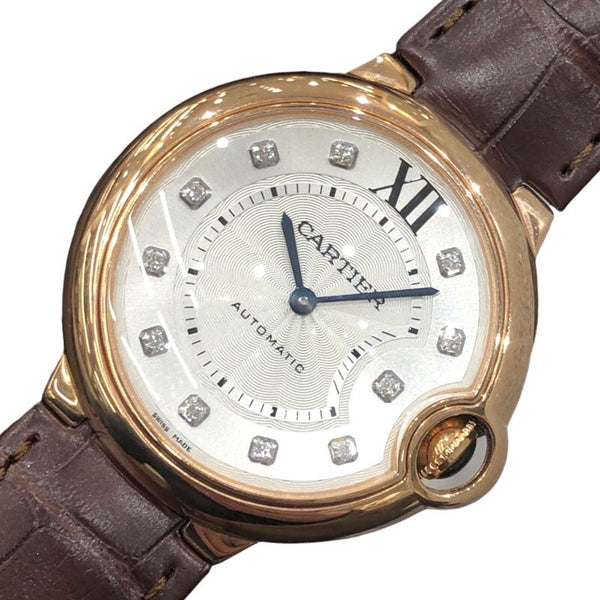 カルティエ Cartier バロンブルー　ドゥ　カルティエ WJBB0010 K18PG レディース 腕時計 カルティエ Cartier バロンブルー ドゥ カルティエ WJBB0010 K18PG
