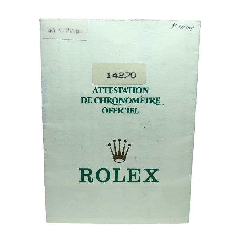 ロレックス ROLEX エクスプローラー1  ブラックアウト E番 14270 ブラック SS 自動巻き メンズ 腕時計