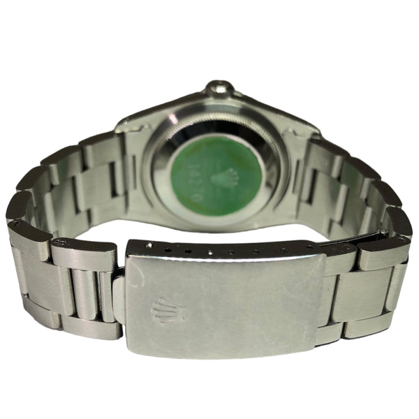 ロレックス ROLEX エクスプローラー1  ブラックアウト E番 14270 ブラック SS 自動巻き メンズ 腕時計