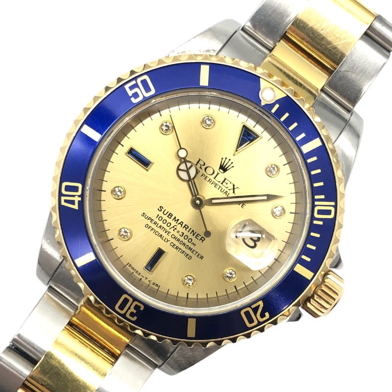 ロレックス ROLEX サブマリーナ 16613SG  K18/SS 自動巻き メンズ 腕時計