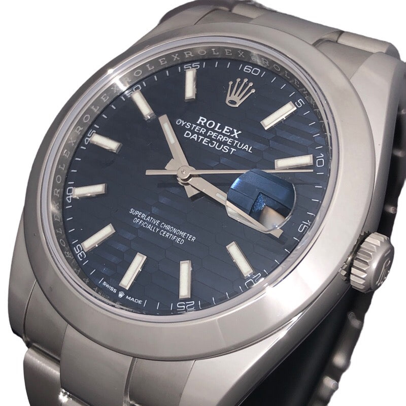 ロレックス ROLEX デイトジャスト41 フルーテッドモチーフ 126300 ステンレススチール 自動巻き メンズ 腕時計 |  中古ブランドリユースショップ OKURA(おお蔵)