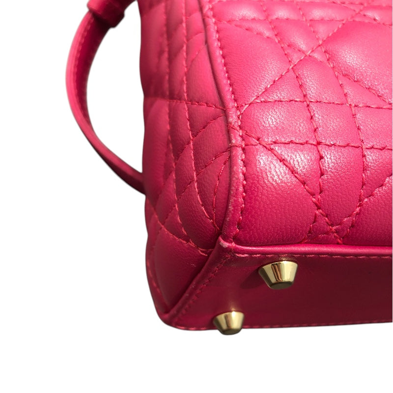 クリスチャン・ディオール Christian Dior レディディオール スモール ラムスキン レディース ハンドバッグ