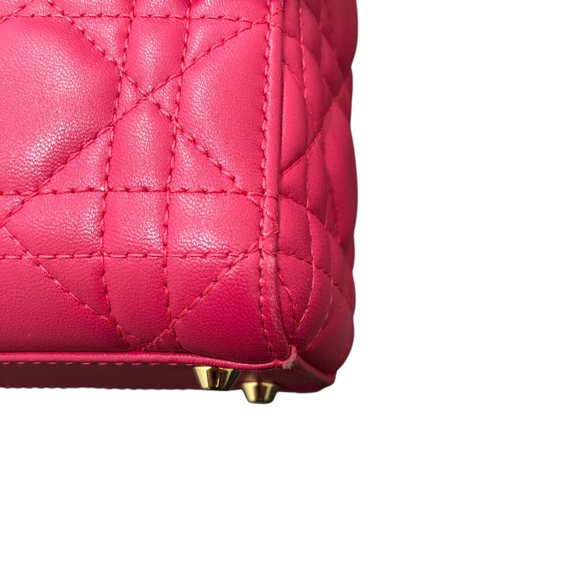 クリスチャン・ディオール Christian Dior レディディオール スモール ラムスキン レディース ハンドバッグ