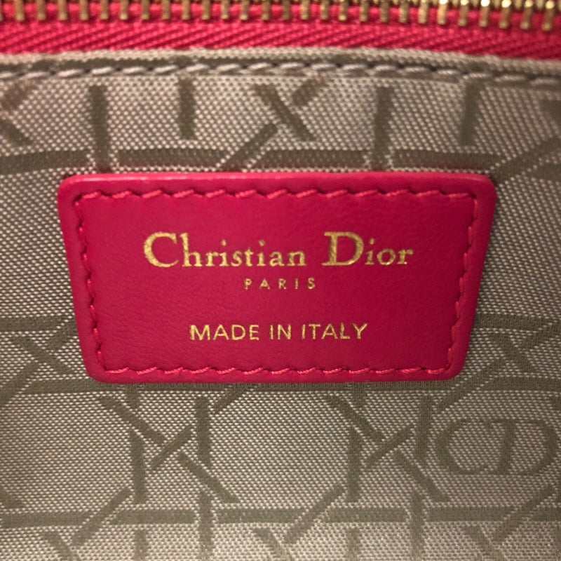 クリスチャン・ディオール Christian Dior レディディオール スモール ラムスキン レディース ハンドバッグ