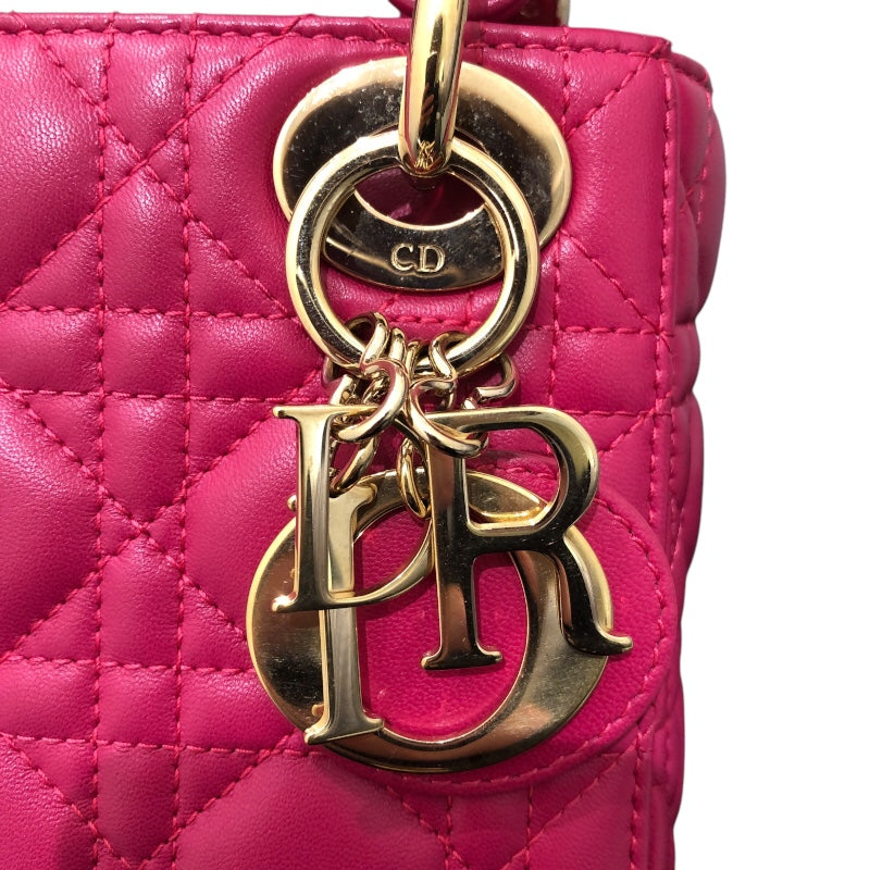 クリスチャン・ディオール Christian Dior レディディオール スモール ラムスキン レディース ハンドバッグ