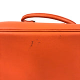 エルメス HERMES プリュム32 X刻 オレンジポピー スイフト レディース ハンドバッグ