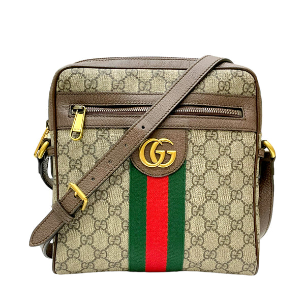 グッチ GUCCI オフィディア メッセンジャーバッグ 547926 GGスプリームキャンバス/レザー メンズ ショルダーバッグ