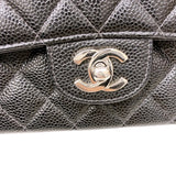 シャネル CHANEL マトラッセ25 A01112 ブラック/SV金具 キャビア/SV金具 レディース ショルダーバッグ