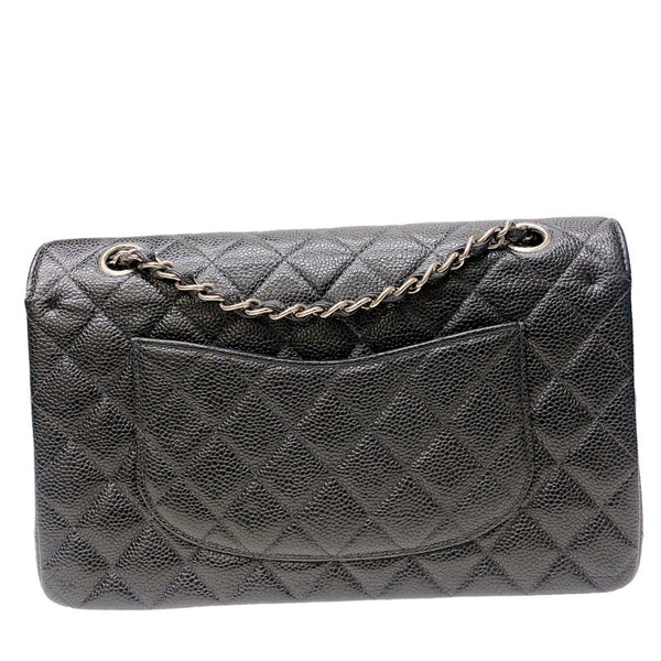 シャネル CHANEL マトラッセ25 A01112 ブラック/SV金具 キャビア/SV金具 レディース ショルダーバッグ