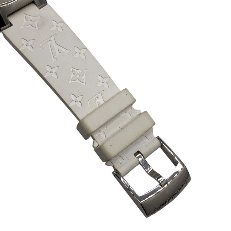 ルイ・ヴィトン LOUIS VUITTON タンブール MM モノグラム ホワイト