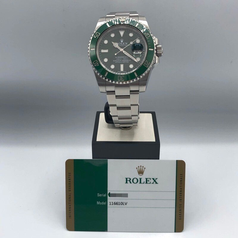 ロレックス ROLEX サブマリーナ 116610LV グリーン ステンレススチール ...