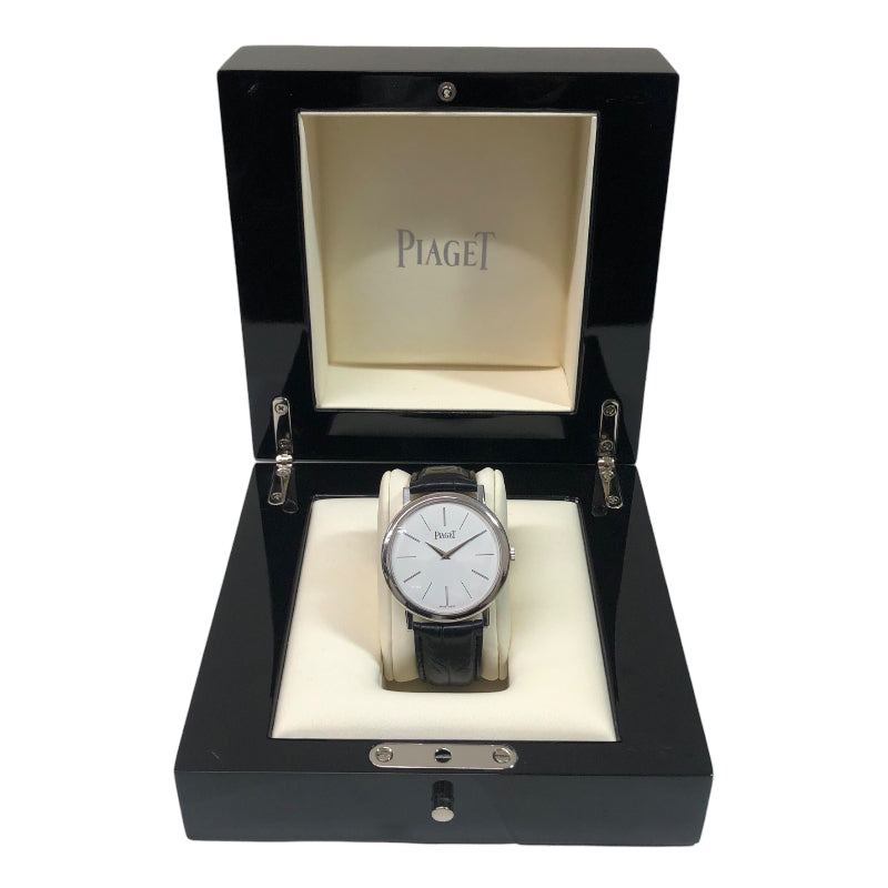 ピアジェ PIAGET アルティプラノ G0A29112 白文字盤 K18ホワイトゴールド メンズ 腕時計