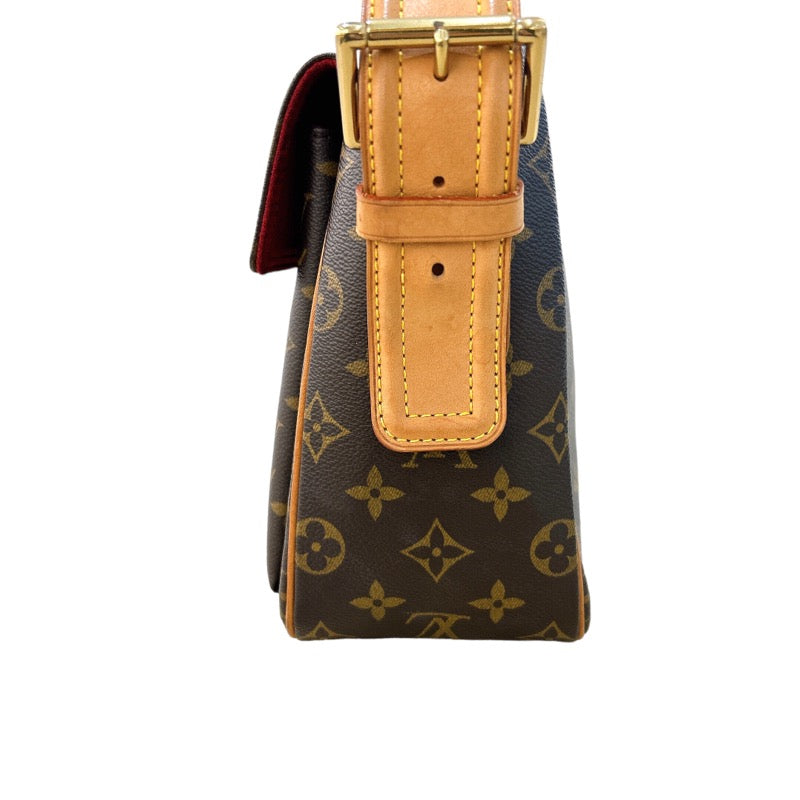 ルイ・ヴィトン LOUIS VUITTON ヴィバシテGM M51163 ブラウン　ゴールド金具 モノグラム レディース ショルダーバッグ