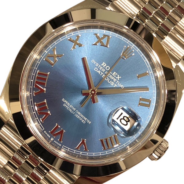 ロレックス ROLEX デイトジャスト41 126300 ブルーローマン SS メンズ 腕時計