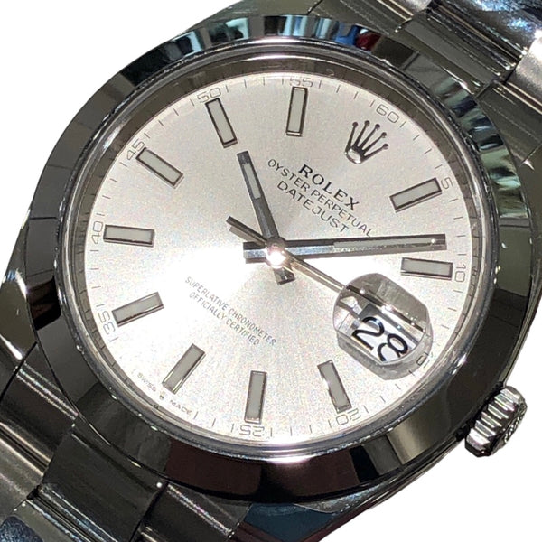 ロレックス ROLEX デイトジャスト41 126300 シルバー SS メンズ 腕時計