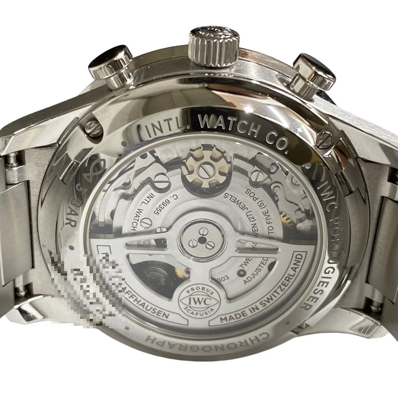 インターナショナルウォッチカンパニー IWC ポルトギーゼ クロノグラフ IW371617 SS メンズ 腕時計