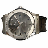 ウブロ HUBLOT クラシックフュージョン チタニウム レーシンググレー 511.NX.7071.LR グレー チタン/純正ベルト/純正尾錠 自動巻き メンズ 腕時計