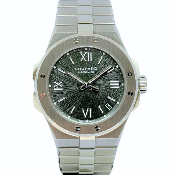 ショパール Chopard アルパインイーグル　ラージ　ブティック限定モデル 298600-3014 グリーン ステンレススチール 自動巻き メンズ 腕時計