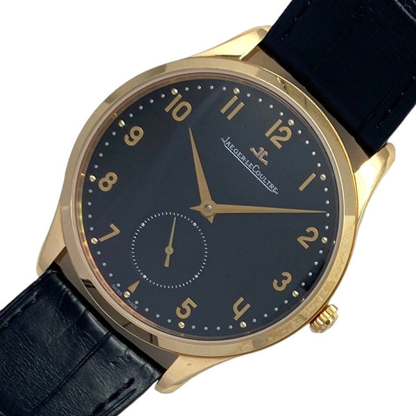 ジャガー・ルクルト JAEGER-LE COULTRE マスターグランド ウルトラスリム 174.2.90.S ブラック K18PG/革ベルト 自動巻き メンズ 腕時計