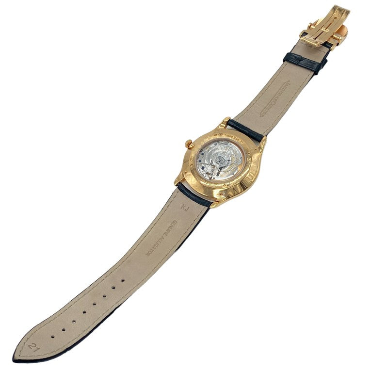 ジャガー・ルクルト JAEGER-LE COULTRE マスターグランド ウルトラスリム 174.2.90.S ブラック K18PG/革ベルト 自動巻き メンズ 腕時計