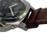 パネライ PANERAI ルミノール1950 10デイズGMT PAM00270 ブラック  SS/革ベルト 自動巻き メンズ 腕時計