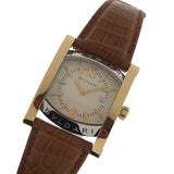 ブルガリ BVLGARI アショーマ39 ボーイズ　 AA39SG ホワイト K18YG/SS/純正革ベルト クオーツ ボーイズ 腕時計