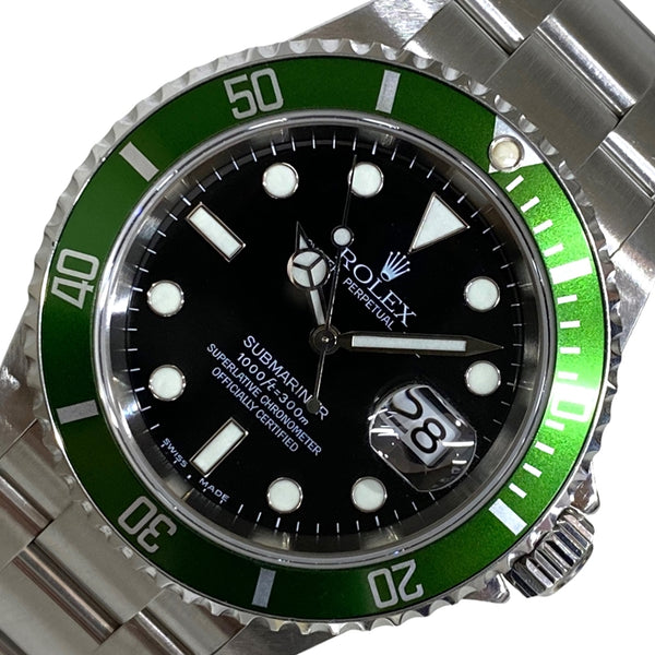 ロレックス ROLEX サブマリーナデイト ファット4 ビッグスイス 16610LV SS メンズ 腕時計