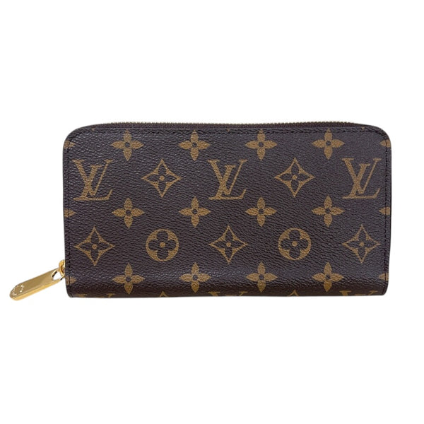 ルイ・ヴィトン LOUIS VUITTON ジッピー・ウォレット M41895 フューシャ　ゴールド金具 モノグラム レディース 長財布