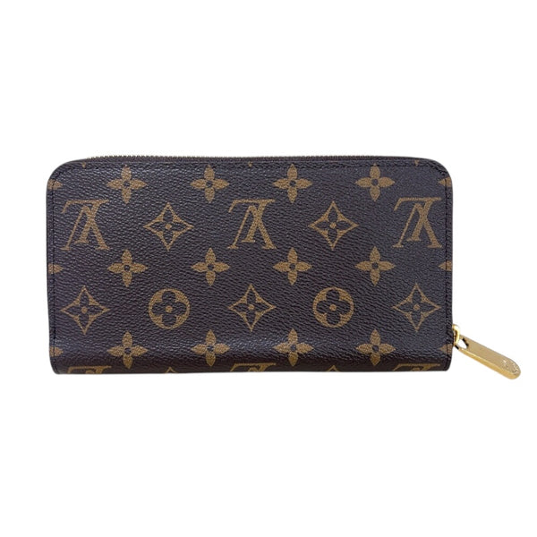 ルイ・ヴィトン LOUIS VUITTON ジッピー・ウォレット M41895 フューシャ　ゴールド金具 モノグラム レディース 長財布