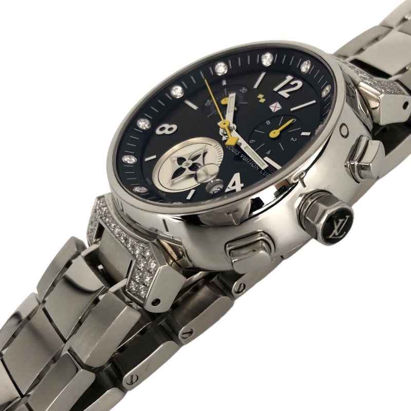 ルイ・ヴィトン LOUIS VUITTON タンブールMM ラブリーカップ Q132K1 黒文字盤 ステンレス レディース 腕時計 |  中古ブランドリユースショップ OKURA(おお蔵)