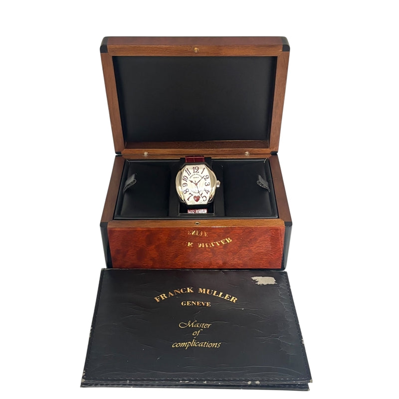フランク・ミュラー FRANCK MULLER ハートトゥハート 5000 H SC C 6H シルバー K18/WG メンズ 腕時計
